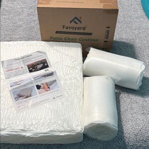 Set of 3 Patio Chair Cushion Set